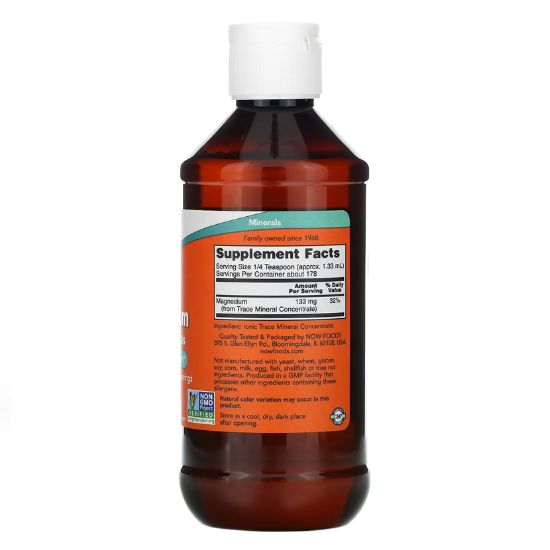 Liquid Magnesium, 237 ml, NOW Foods - Vitax.ro
