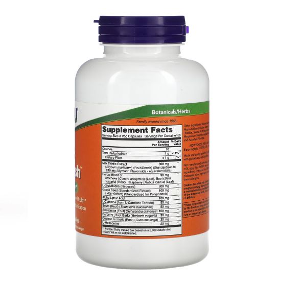 Liver Refresh, 180 vcaps, NOW Foods - Vitax.ro