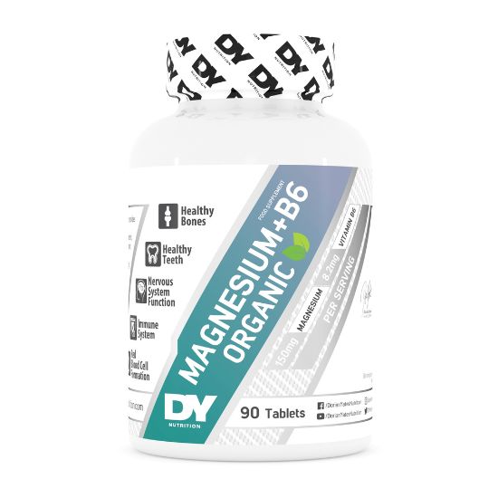 Magnesium + B6 Organic, 90 tabs, Dorian Yates - Vitax.ro