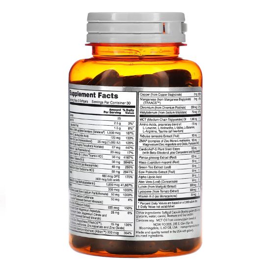 Men's Active Sports Multi, 90 softgels, NOW Foods - Vitax.ro