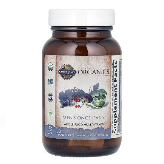 Mykind Organics Men's Once Daily, 30 vegan tabs, Garden of Life - Vitax.ro