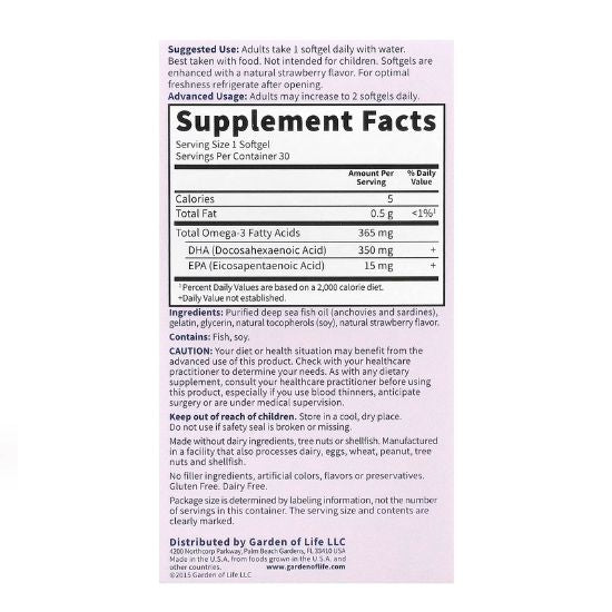 Oceans Mom, 30 softgels, Garden of Life - Vitax.ro