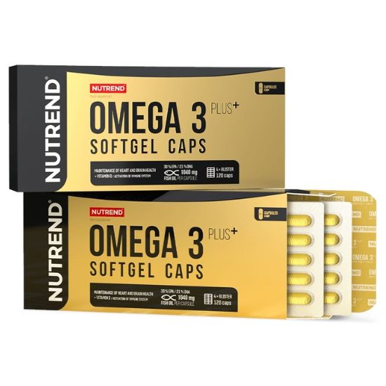 Omega 3 Plus, 120 caps, Nutrend - Vitax.ro