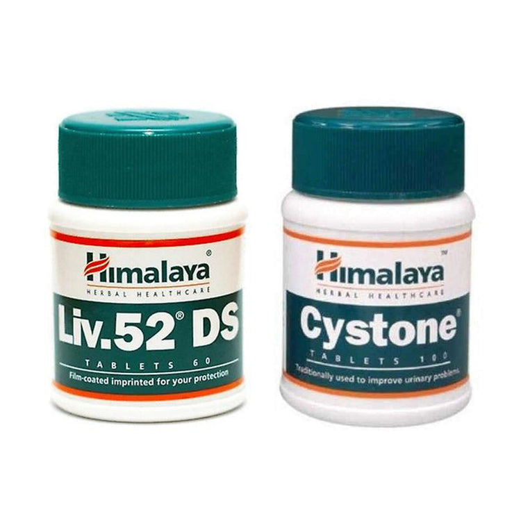 Pachet Liv 52 DS 60 cps si Cystone 100 cps, Himalaya - Vitax.ro