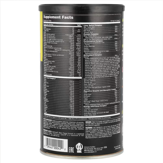 Animal Pak, Packs - 44 packs - Vitax.ro