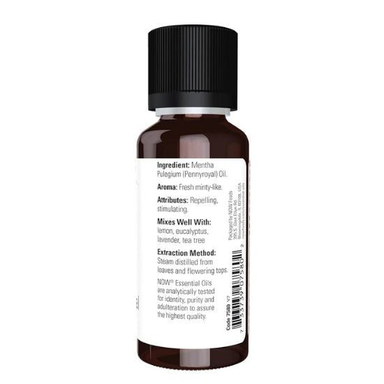 Essential Oil, Pennyroyal Oil, 30 ml, NOW Foods - Vitax.ro