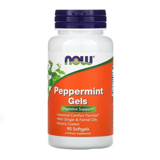 Peppermint Gels, 90 softgels, NOW Foods - Vitax.ro
