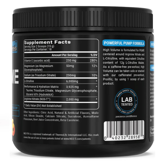 High Volume, Sour Peach Candy, 270g, PEScience - Vitax.ro