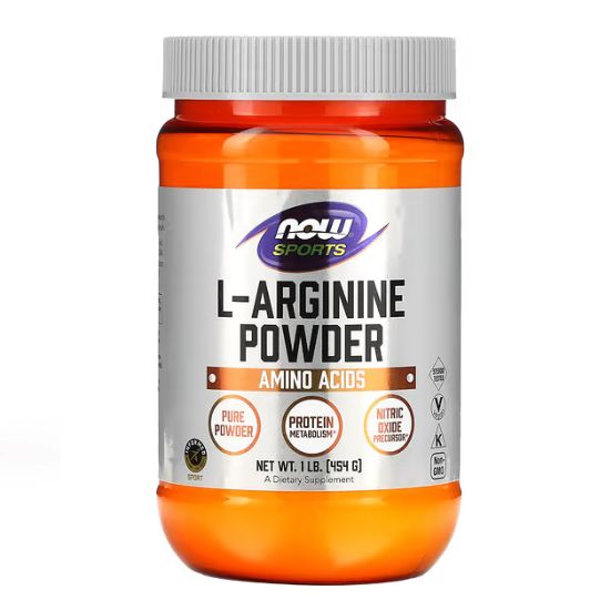 L-Arginine, Pure Powder, 454g, NOW Foods - Vitax.ro