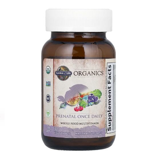 Mykind Organics Prenatal Once Daily, 30 vegan tabs, Garden of Life - Vitax.ro