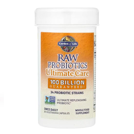 Raw Probiotics Ultimate Care, 30 vcaps, Garden of Life - Vitax.ro