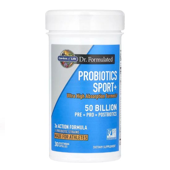 Dr. Formulated Probiotics Sport+ 50 Billion, 30 vcaps, Garden of Life - Vitax.ro