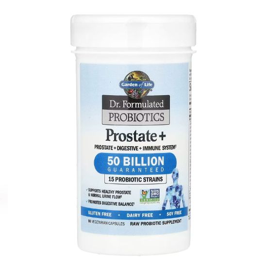 Dr. Formulated Probiotics Prostate+, 60 vcaps, Garden of Life - Vitax.ro