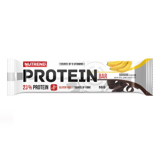 Protein Bar, Banana, 24 x 55 g, Nutrend - Vitax.ro