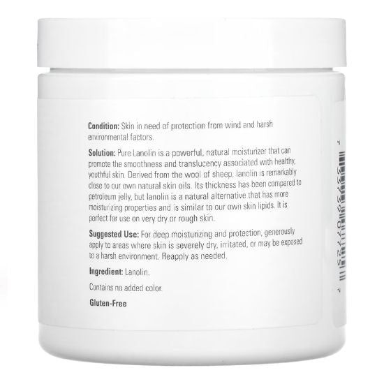 Lanolin, 100% Pure, 198g, NOW Foods - Vitax.ro