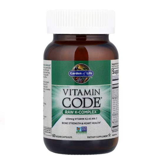 Vitamin Code Raw K-Complex, 60 vegan caps, Garden of Life - Vitax.ro