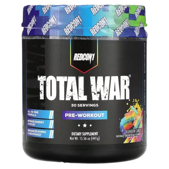 Total War - Preworkout, Rainbow Candy, 429g, Redcon1 - Vitax.ro