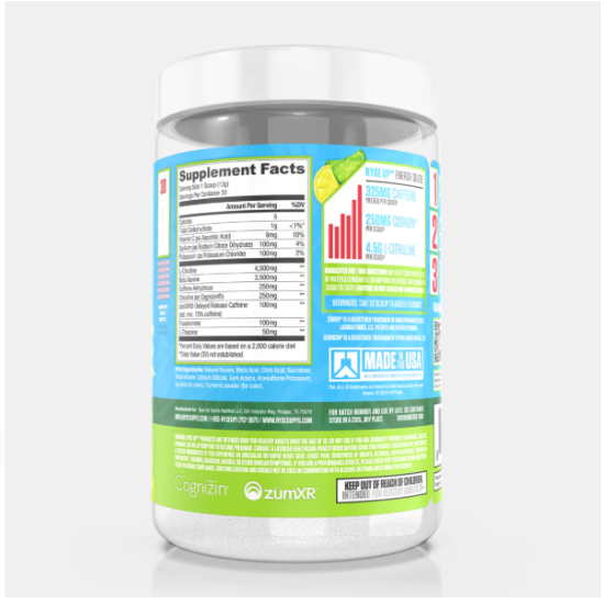 Loaded Pre, Jell-O Lemon Lime, 390g, RYSE - Vitax.ro