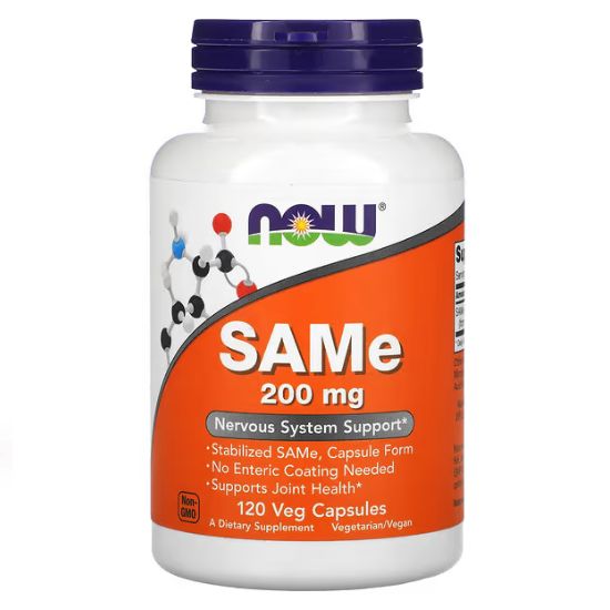SAMe, 200mg, 120 vcaps, NOW Foods - Vitax.ro