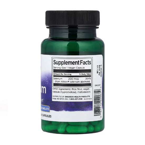 Selenium Complex, 200mcg, 90 caps, Swanson - Vitax.ro