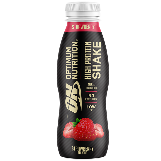 High Protein Shake, Strawberry, 12 x 330 ml, Optimum Nutrition - Vitax.ro