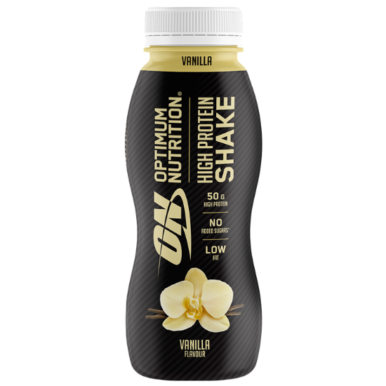 High Protein Shake, Vanilla, 12 x 500 ml, Optimum Nutrition - Vitax.ro