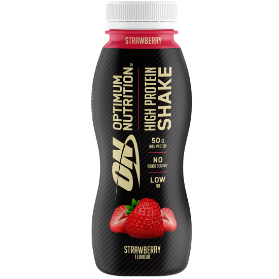 High Protein Shake, Strawberry, 12 x 500 ml, Optimum Nutrition - Vitax.ro