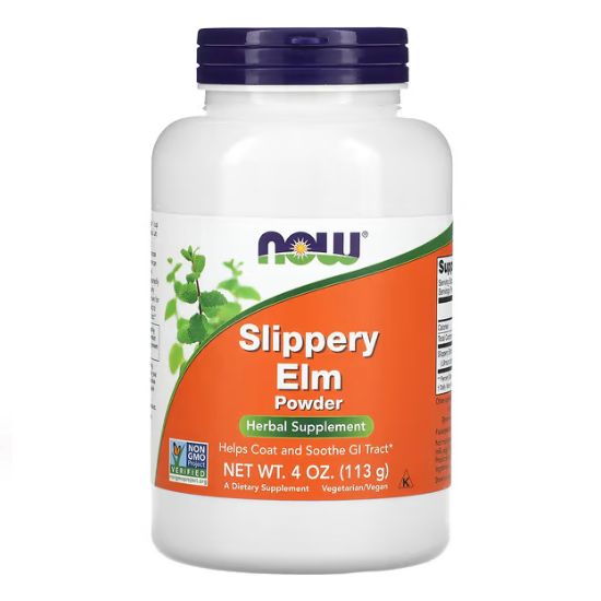 Slippery Elm, Powder, 113g, NOW Foods - Vitax.ro