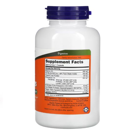 Super Enzymes, 180 caps, NOW Foods - Vitax.ro