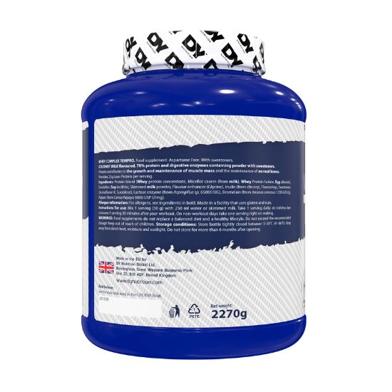Whey Complex Tempro, Coconut Milk, 2270g, Dorian Yates - Vitax.ro