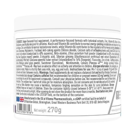 Testoboost, Grape, 270g, Dorian Yates - Vitax.ro