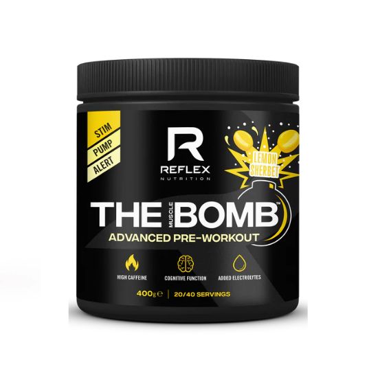 The Muscle Bomb, Lemon Sherbet, 400g, Reflex Nutrition - Vitax.ro