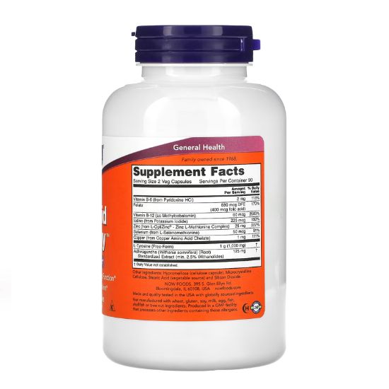 Thyroid Energy, 180 vcaps, NOW Foods - Vitax.ro