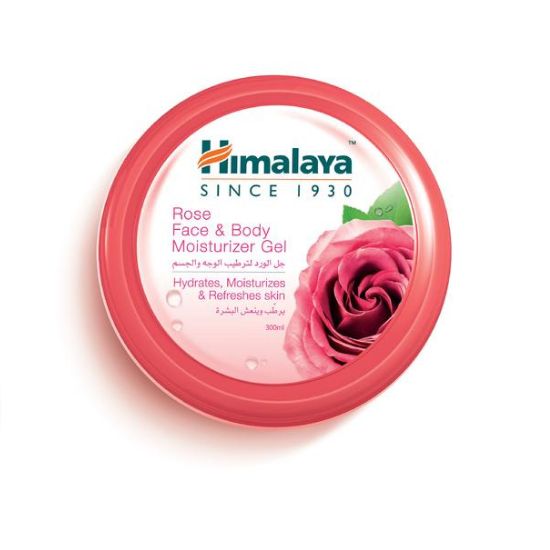 Rose Face & Body Moisturizer Gel, 300 ml, Himalaya Herbal - Vitax.ro