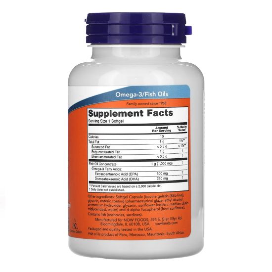 Ultra Omega-3, 90 softgels, NOW Foods - Vitax.ro