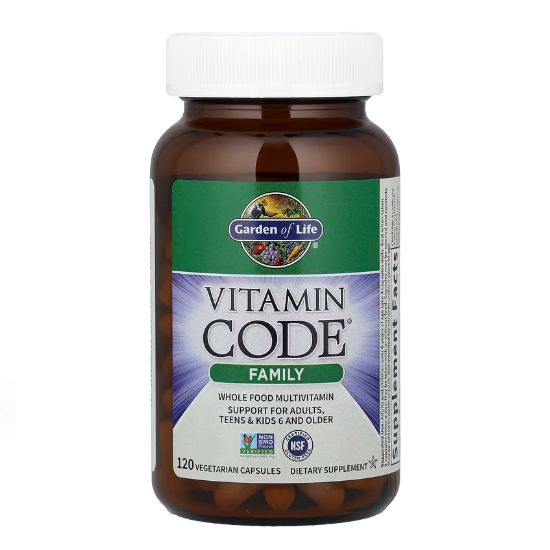 Vitamin Code Family, 120 vcaps, Garden of Life - Vitax.ro