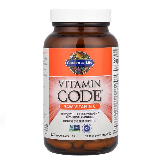 Vitamin Code Raw Vitamin C, 120 vegan caps, Garden of Life - Vitax.ro