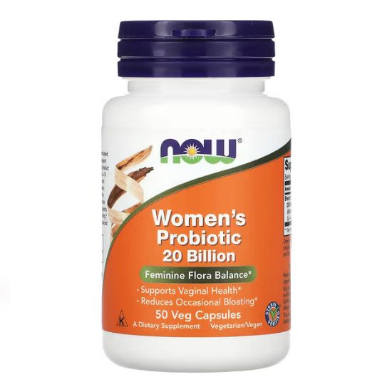 Women's Probiotic 20 Billion, 50 vcaps, NOW Foods - Vitax.ro