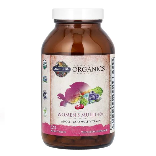 Mykind Organics Women's Multi 40+, 120 vegan tabs, Garden of Life - Vitax.ro