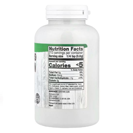 Xanthan Gum, Pure Powder, 170g, NOW Foods - Vitax.ro