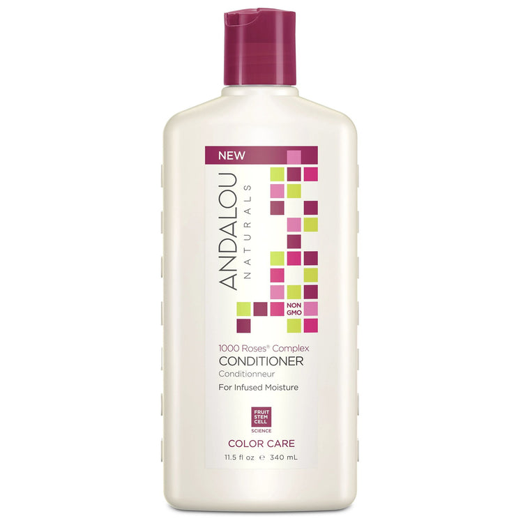1000 Roses Complex Color Care Conditioner, Andalou Naturals, 340ml - Vitax.ro