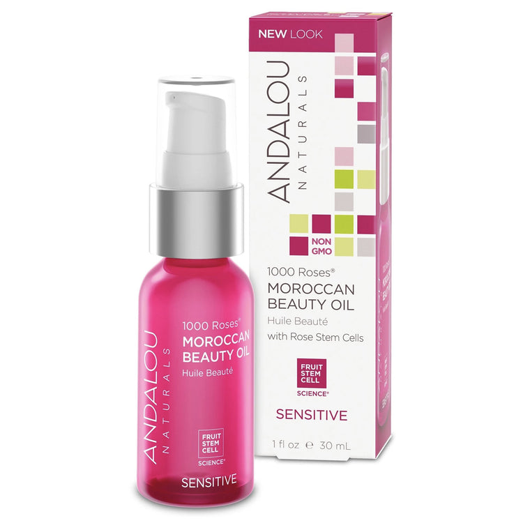 1000 Roses Moroccan Beauty Oil, Andalou Naturals, 30ml - Vitax.ro
