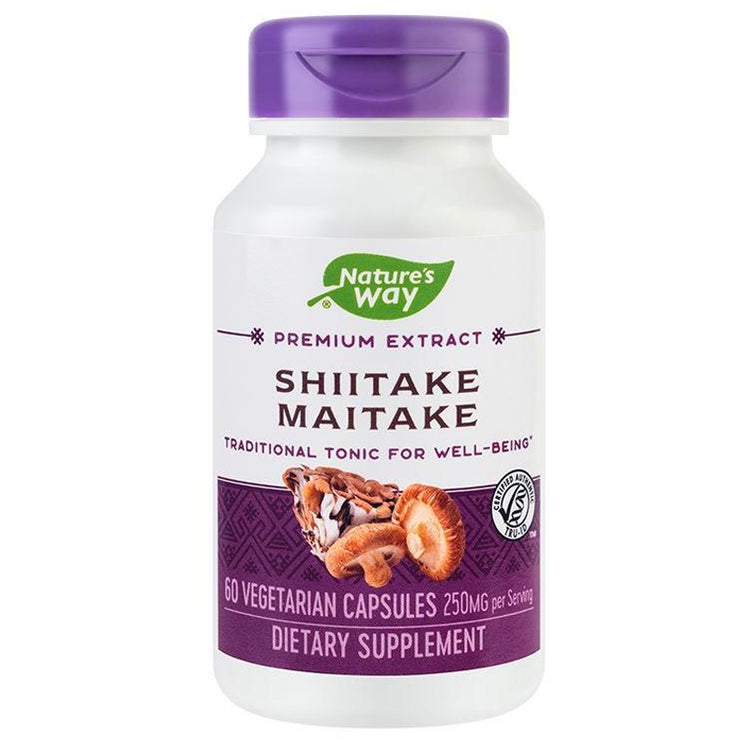 Shiitake Maitake SE, Nature'S Way, 60 Capsule Vegetale - Vitax.ro