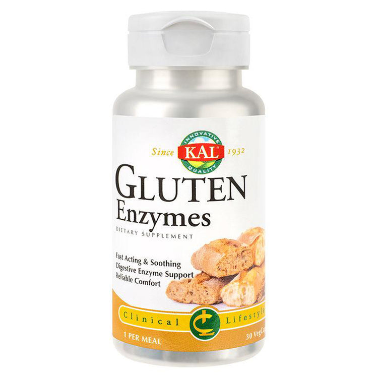 Gluten Enzymes, KAL, 30 Capsule Vegetale - Vitax.ro
