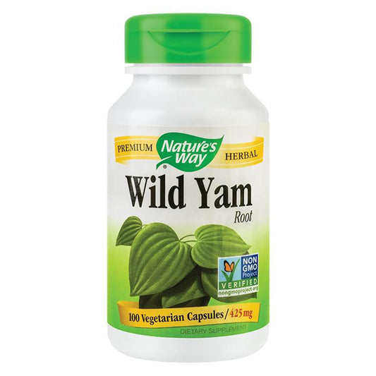 Wild Yam 425mg, Nature'S Way, 100 Capsule Vegetale - Vitax.ro