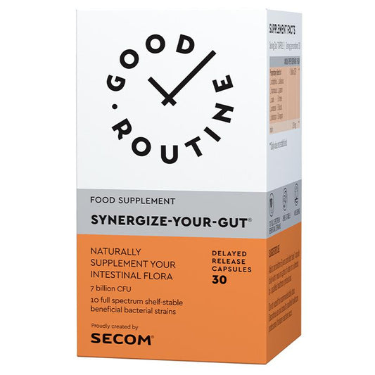 Synergize-Your-Gut, Good Routine, DRcaps, Flacon cu 30 Capsule Vegetale - Vitax.ro