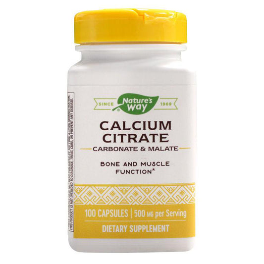 Calcium Citrate Complex, Nature'S Way, Flacon cu 100 Capsule - Vitax.ro