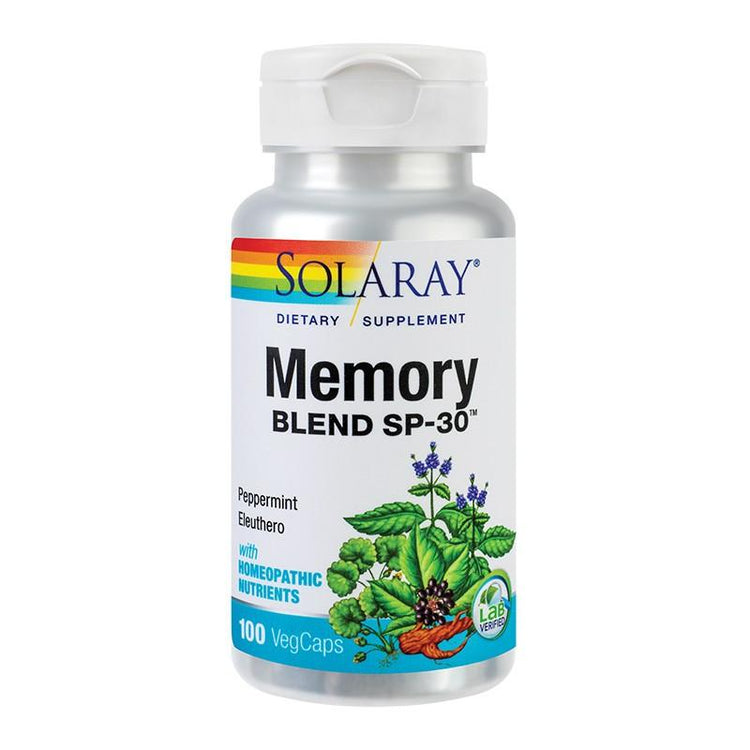 Memory Blend, Solaray, 100 Capsule Vegetale - Vitax.ro