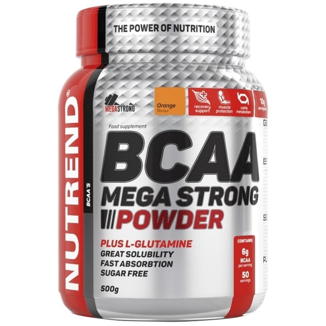 BCAA 4:1:1 Powder, Orange (8594073176165) - 500g - Vitax.ro