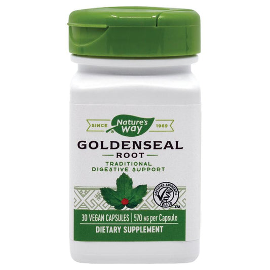 Goldenseal 570mg, Nature'S Way, 30 Capsule Vegetale - Vitax.ro